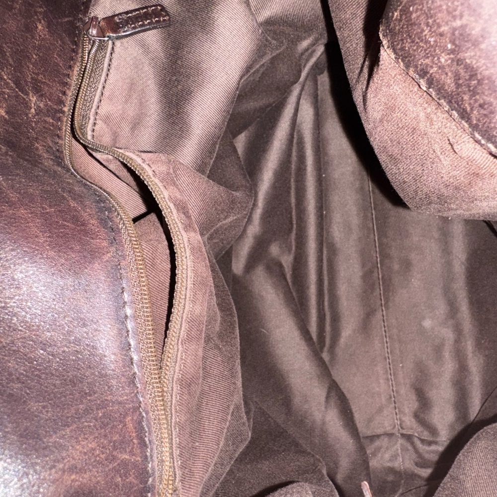 Gucci Dark Brown Monogram Tote - Picture 9 of 12